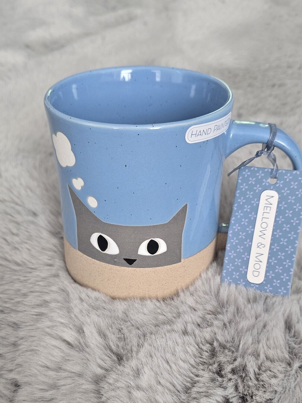 Mellow & Mod cat ceramic mug